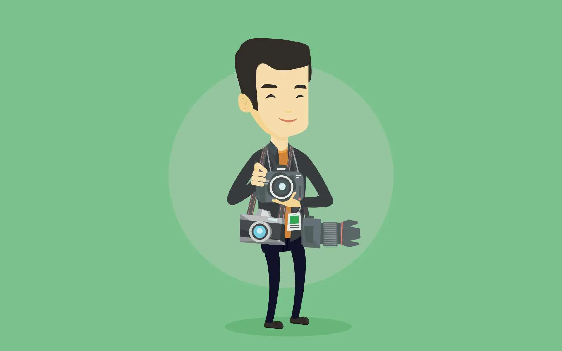 Professioneller Fotograf